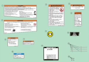 F19-1 DECAL WARNING
