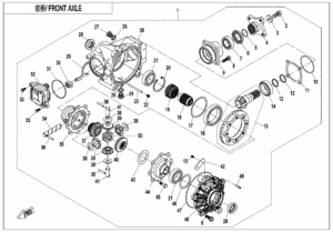 F31-A FRONT AXLE(ORDINARY)