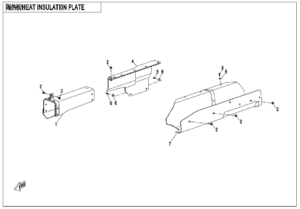 F02-2 HEAT INSULATION PLATE