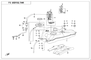 F12 FUEL TANK