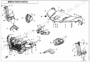 F04-1 FRONT PLASTICS