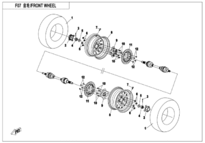 F07 FRONT WHEEL