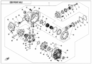 F31 FRONT AXLE