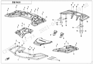 F14-A RACK(PLASTIC)