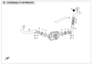 F00 CVT AIR PIPE