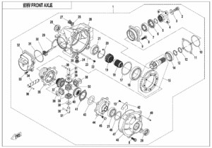 F31 FRONT AXLE