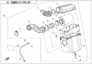 E11 AIR FILTER ASSY(OLD)