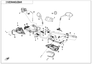 F10-1-V1 HANDLEBAR