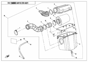 F41 AIR FILTER ASSY