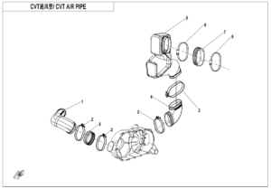 F00-2 CVT AIR PIPE@^SIDE COVER