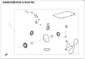 ENGINE OIL SEAL &O-RING