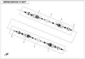 FRONT CV SHAFT