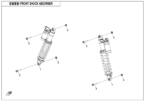 F05-2-A FRONT SHOCK ABSORBER(GAS,YuAn)