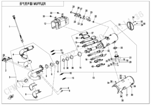 F02-V3 MUFFLER