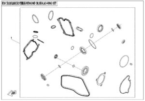 ENGINE OIL SEAL &O-RING SET