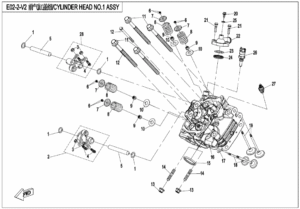 CYLINDER HEAD NO.1 ASSY