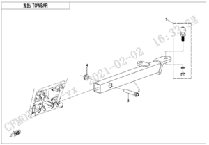 F40-A TOWBAR(EU167)