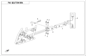 F40 TOWBAR