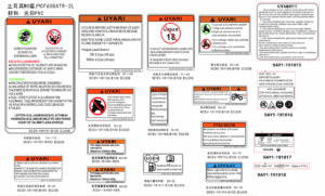 F19-2-B WARNING DECAL(TURKEY)