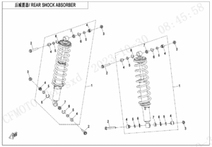 F06-2-D REAR SHOCK ABSORBER(OIL,YuAn)
