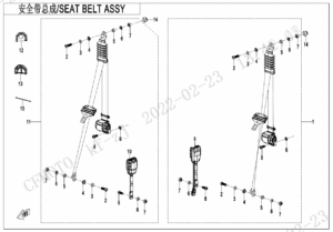 F34 3-POINT SEAT BELT