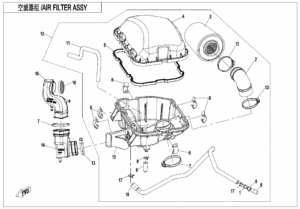 F41 AIR FILTER ASSY.