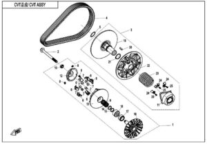 CLUTCH & CVT ASSY.