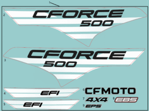 F19-1-E DECAL KITS(NA, MANGO ORANGE)