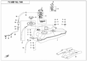 F12 FUEL TANK