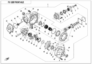 F31-V1 FRONT AXLE