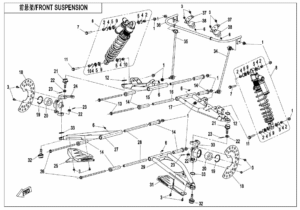 F05-B-V4 FRONT SUSPENSION(OIL SHOCK ABSORBER)