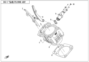 E02-3 CYLINDER ASSY.
