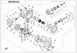 F31 FRONT AXLE