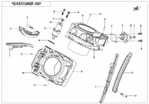 E02-3-V2 CYLINDER BODY ASSY.