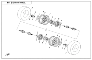 F07 FRONT WHEEL