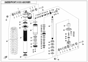 F05-2-B FRONT SHOCK ABSORBER(GAS,RUSSIA)