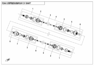 F28-A REAR CV SHAFT(ODM)