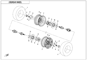 F11 REAR WHEEL