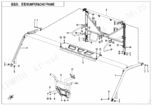 F23-V2 BUMPER @^ CAB FRAME