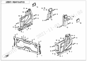 F04-5-V1 REAR PLASTICS