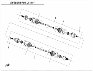 Zadní poloosy