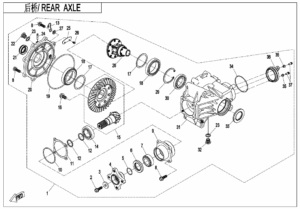 F33-A REAR AXLE(NA)