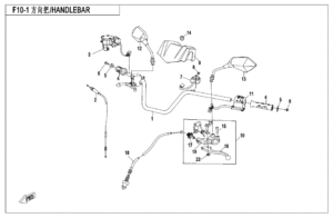F10-1 HANDLEBAR