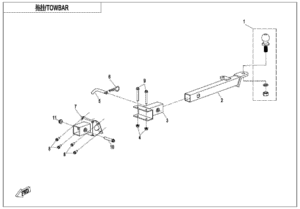 F40-B TOWBAR(NON TAILER REINFORCEMENT EQUIPMENT)