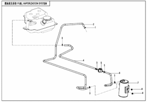 FUEL EVAPORATION SYSTEM