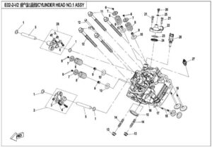 CYLINDER HEAD NO.1 ASSY