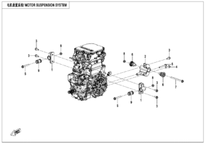F45 MOTOR SUSPENSION SYSTEM