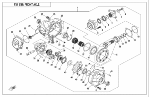 F31 FRONT AXLE