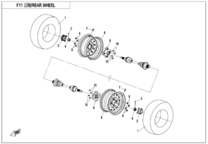 F11 REAR WHEEL