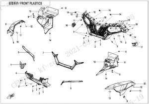 F04-1-V2 FRONT PLASTICS